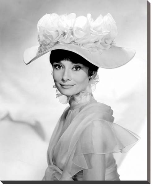 Постер Hepburn, Audrey (My Fair Lady) с типом исполнения На холсте без рамы