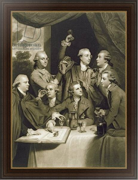 Постер The Dilettanti Society, engraved by William Say, 1812 с типом исполнения На холсте в раме в багетной раме 1.023.151