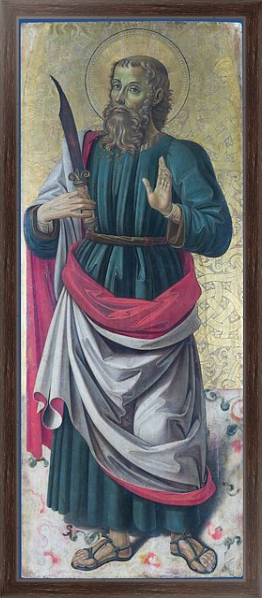 Постер Святой Бартоломью с типом исполнения На холсте в раме в багетной раме 221-02