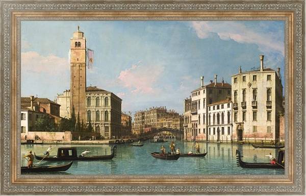 Постер Венеция - Вход в Каннареджо 2 с типом исполнения На холсте в раме в багетной раме 484.M48.310