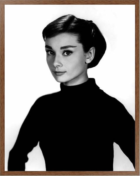 Постер Hepburn, Audrey 14 с типом исполнения На холсте в раме в багетной раме 1727.4310
