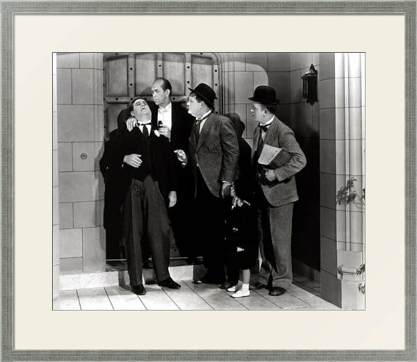 Постер Laurel & Hardy (Pack Up Your Troubles) 3 с типом исполнения Под стеклом в багетной раме 1727.2510