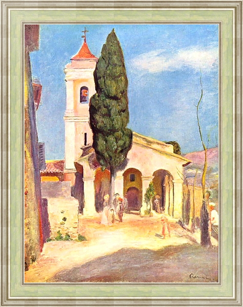 Постер Церковь в Кане с типом исполнения На холсте в раме в багетной раме NA053.0.113