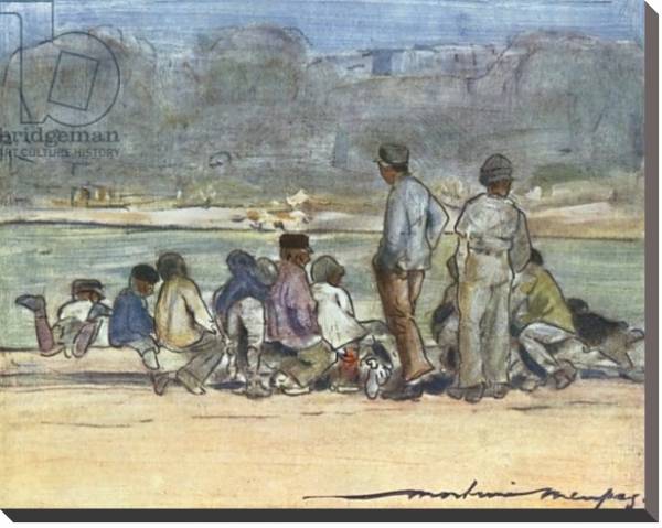 Постер Pond at the Tuileries с типом исполнения На холсте без рамы