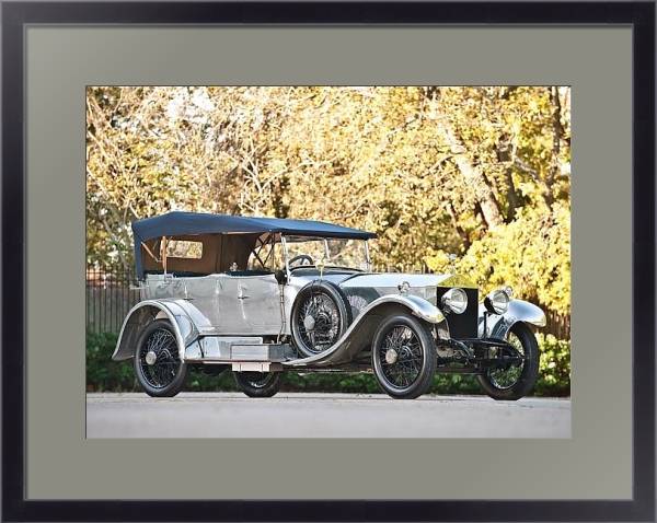Постер Rolls-Royce Silver Ghost 40 50 Torpedo Phaeton '1921 с типом исполнения Под стеклом в багетной раме 221-01