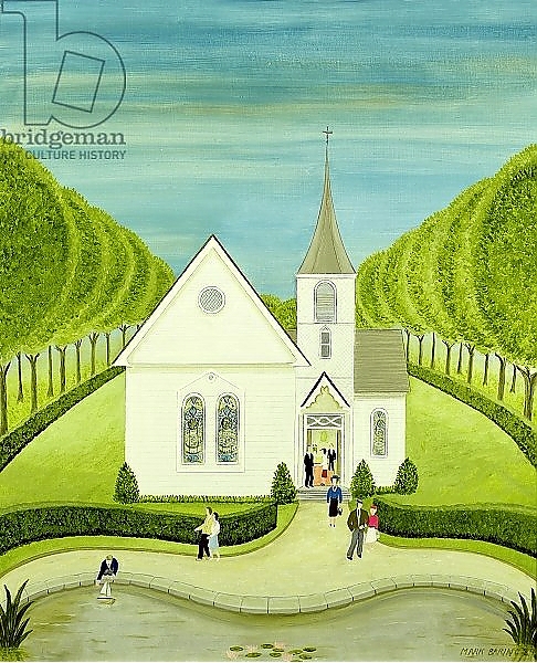 Постер The American Church с типом исполнения На холсте без рамы