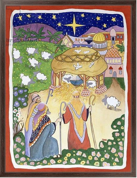 Постер The Three Shepherds, 2005 с типом исполнения На холсте в раме в багетной раме 221-02