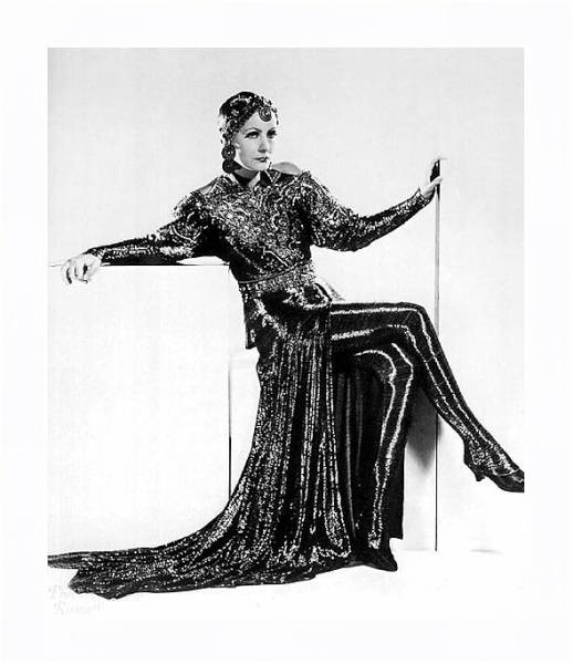 Постер Garbo, Greta (Mata Hari) 4 с типом исполнения На холсте в раме в багетной раме 221-03