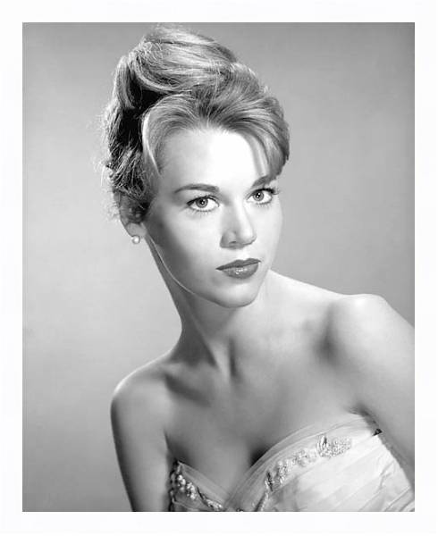Постер Fonda, Jane 9 с типом исполнения На холсте в раме в багетной раме 221-03