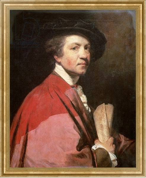 Постер Self Portrait, 1775 2 с типом исполнения На холсте в раме в багетной раме NA033.1.051