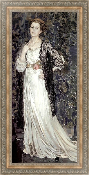 Постер Портрет Марины Эрастовны Маковской с типом исполнения На холсте в раме в багетной раме 484.M48.310