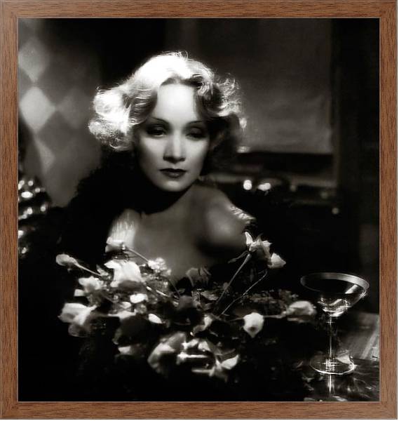 Постер Dietrich, Marlene (Shanghai Express) 5 с типом исполнения На холсте в раме в багетной раме 1727.4310