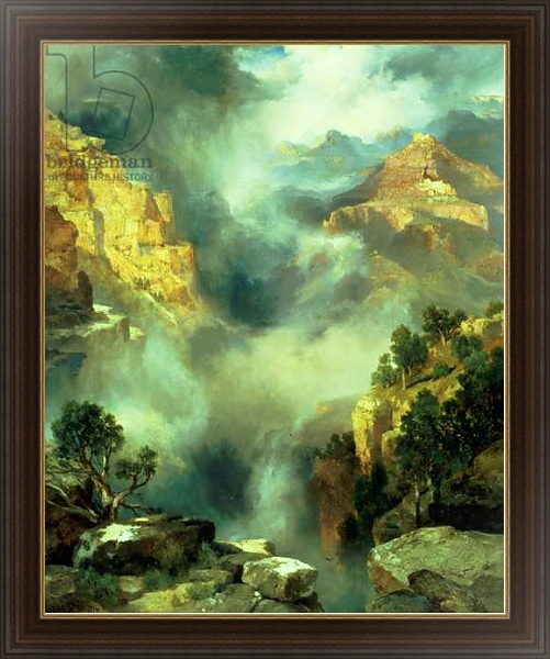 Постер Mist in the Canyon, 1914 с типом исполнения На холсте в раме в багетной раме 1.023.151