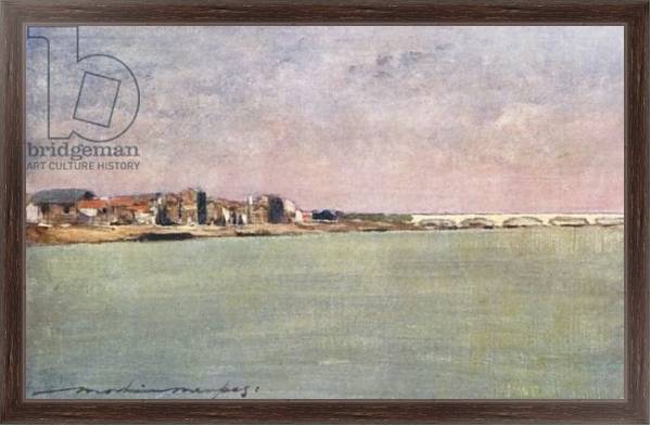 Постер The Seine at Sunset с типом исполнения На холсте в раме в багетной раме 221-02