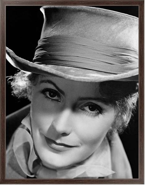 Постер Garbo, Greta (Conquest) с типом исполнения На холсте в раме в багетной раме 221-02