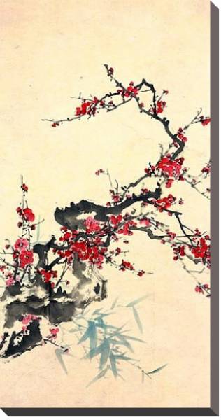 Постер Живопись в китайском стиле 11 с типом исполнения На холсте без рамы