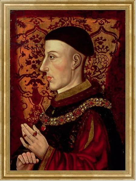 Постер Portrait of Henry V с типом исполнения На холсте в раме в багетной раме NA033.1.051