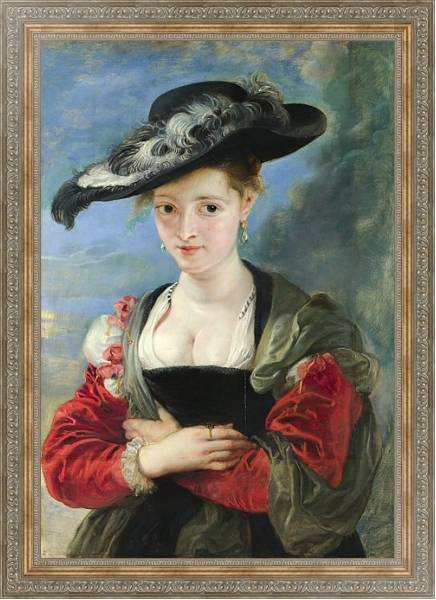 Постер Портрет Сюзанны Лунден с типом исполнения На холсте в раме в багетной раме 484.M48.310