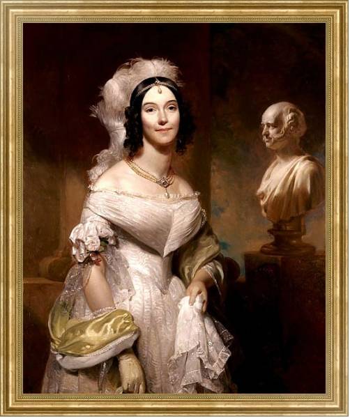 Постер Анжелика Синглтон с типом исполнения На холсте в раме в багетной раме NA033.1.051