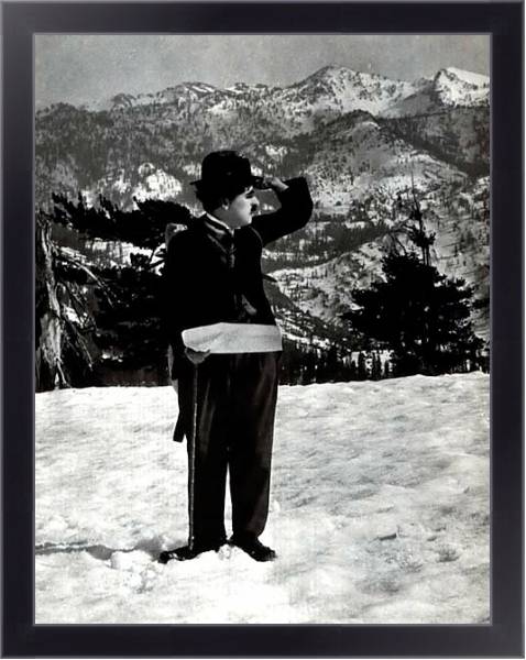 Постер Chaplin, Charlie (Gold Rush, The) с типом исполнения На холсте в раме в багетной раме 221-01