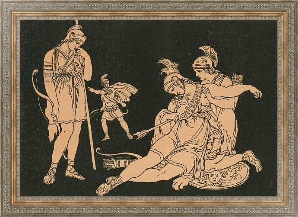 Постер The Death of Camilla с типом исполнения На холсте в раме в багетной раме 484.M48.310