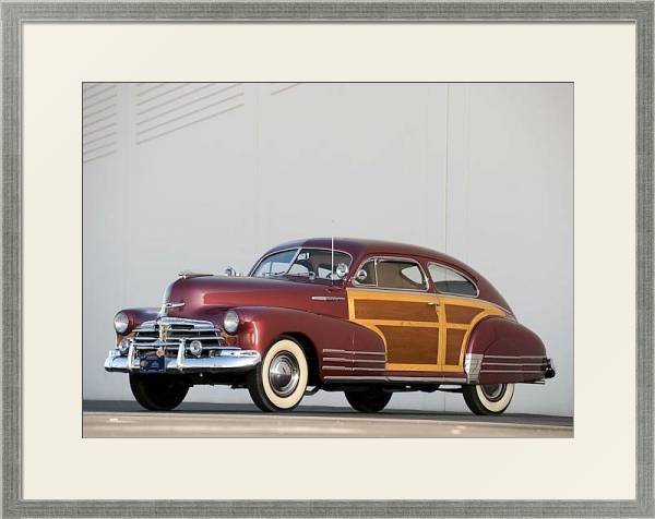 Постер Chevrolet Fleetline Aerosedan Country Club Woody '1948 с типом исполнения Под стеклом в багетной раме 1727.2510