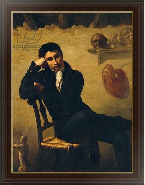 Постер Portrait of an Artist in his Studio с типом исполнения На холсте в раме в багетной раме 1.023.151