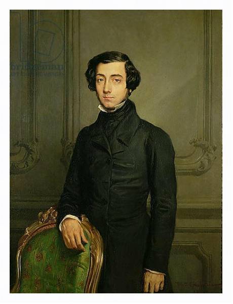 Постер Charles-Alexis-Henri Clerel de Tocqueville 1850 с типом исполнения На холсте в раме в багетной раме 221-03