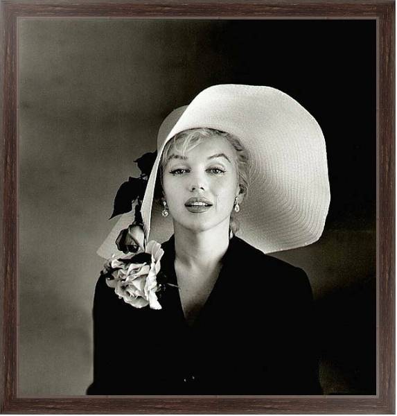 Постер Monroe, Marilyn 69 с типом исполнения На холсте в раме в багетной раме 221-02