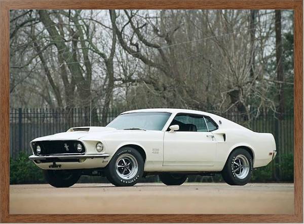 Постер Mustang Boss 429 '1969 с типом исполнения На холсте в раме в багетной раме 1727.4310