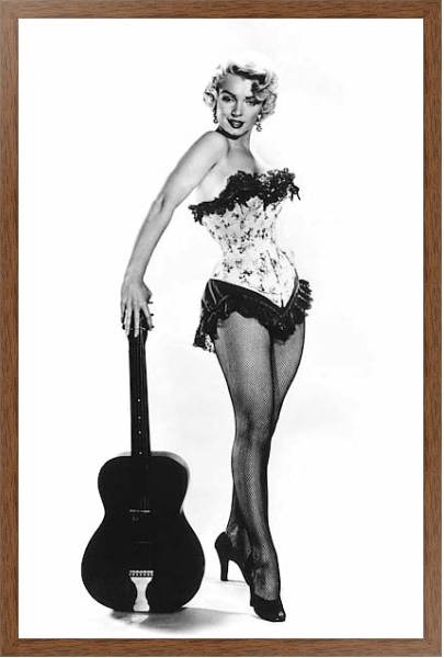 Постер Monroe, Marilyn 74 с типом исполнения На холсте в раме в багетной раме 1727.4310