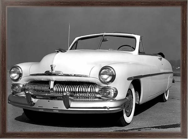 Постер Mercury Monterey Convertible '1951 с типом исполнения На холсте в раме в багетной раме 221-02