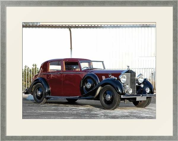 Постер Rolls-Royce Phantom Sedanca de Ville (III) '1936 с типом исполнения Под стеклом в багетной раме 1727.2510