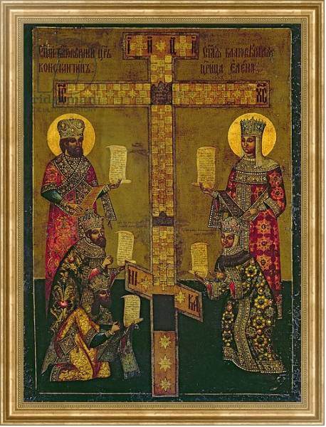 Постер St. Constantine and St. Helena с типом исполнения На холсте в раме в багетной раме NA033.1.051