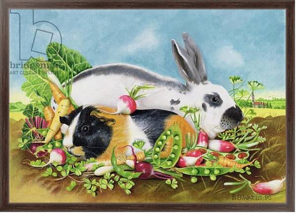 Постер Rabbit and Guinea Pig, 1998 с типом исполнения На холсте в раме в багетной раме 221-02