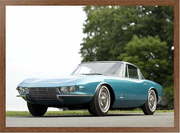 Постер Corvette C2 Rondine Coupe '1963 дизайн Pininfarina с типом исполнения На холсте в раме в багетной раме 1727.4310