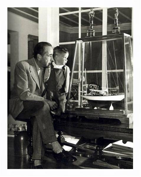 Постер Bogart, Humphrey 9 с типом исполнения На холсте в раме в багетной раме 221-03