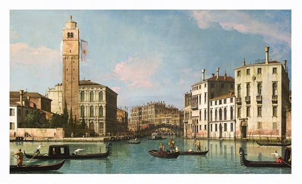 Постер Венеция - Вход в Каннареджо 2 с типом исполнения На холсте в раме в багетной раме 221-03
