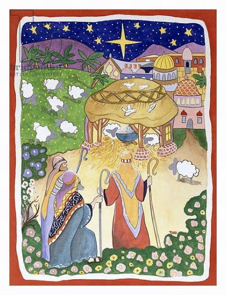 Постер The Three Shepherds, 2005 с типом исполнения На холсте в раме в багетной раме 221-03