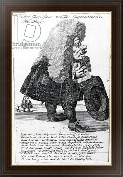 Постер Rector Magnificus, 1668 с типом исполнения На холсте в раме в багетной раме 1.023.151