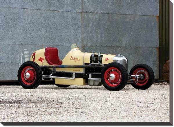 Постер DeSoto Indianapolis Type Race Car '1928 с типом исполнения На холсте без рамы