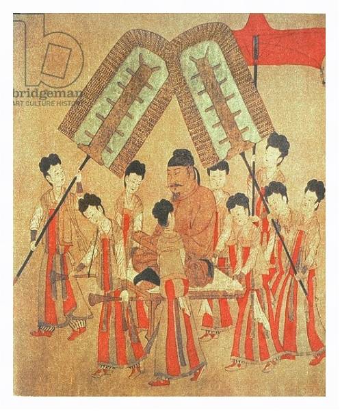 Постер Yongle Emperor, facsimile of original Chinese scroll с типом исполнения На холсте в раме в багетной раме 221-03