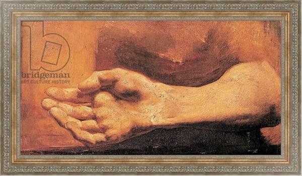 Постер Study of a Hand and Arm с типом исполнения На холсте в раме в багетной раме 484.M48.310