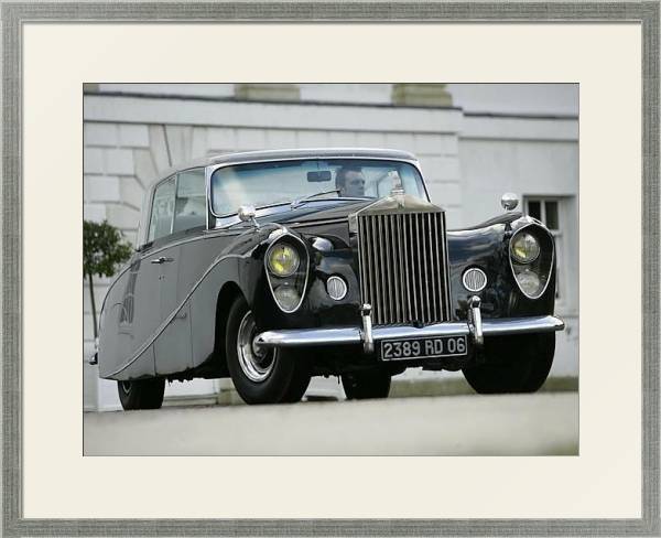 Постер Rolls-Royce Silver Wraith ''Perspex Top'' Saloon by Hooper & Co '1951–59 с типом исполнения Под стеклом в багетной раме 1727.2510