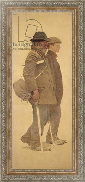 Постер The Mouthful of Bread, study for 'Charity', 1892-1908 с типом исполнения На холсте в раме в багетной раме 484.M48.310