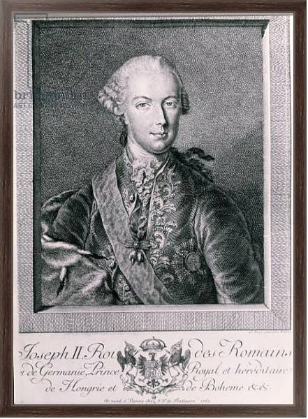 Постер Portrait of Joseph II King of Germany and Holy Roman Emperor, 1763 с типом исполнения На холсте в раме в багетной раме 221-02
