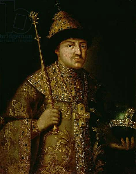 Постер Portrait of Tsar Fyodor III Alexeevich 1 с типом исполнения На холсте без рамы