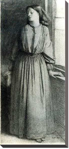Постер Elizabeth Siddal, May 1854 с типом исполнения На холсте без рамы