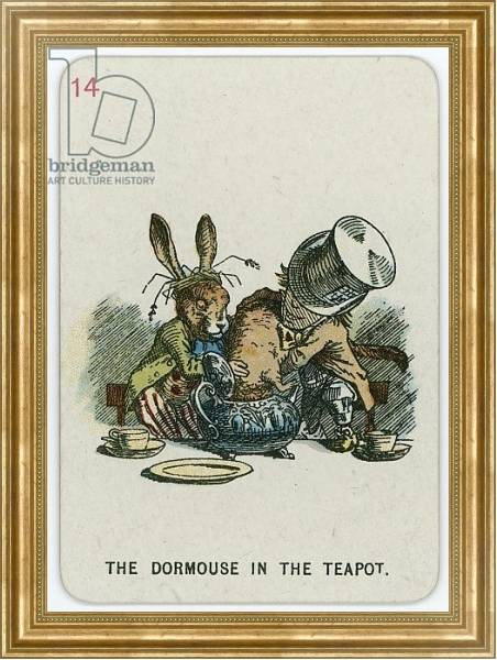 Постер The Dormouse in the Teapot с типом исполнения На холсте в раме в багетной раме NA033.1.051