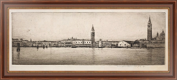 Постер St. Mark’s Basin, Venice с типом исполнения На холсте в раме в багетной раме 35-M719P-83